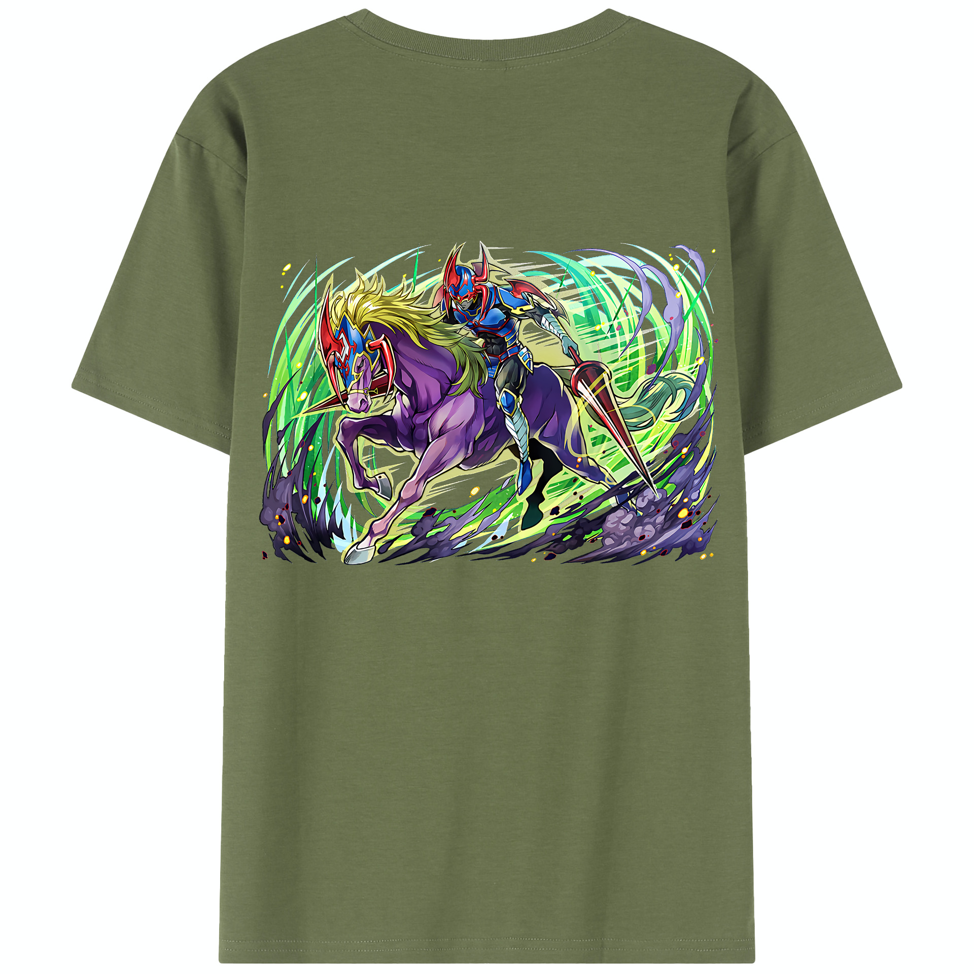 （画像用） 遊☆戯☆王 Yu-Gi-Oh! 綿100％半袖Tシャツ（背面プリント）